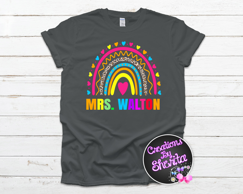 Rainbow Teacher Shirt